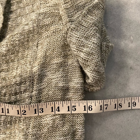 Element Size XS Gray Textured Knit Open Front Cardigan Sweater Pockets - Picture 11 of 12